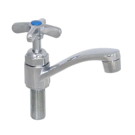 Bk Resources Workforce Dipper Well Faucet, Single Valve Pantry, Chrome Plated BKF-SPSF-G